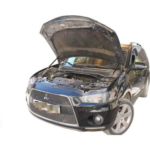 For Mitsubishi Outlander 2010-2020 Front Bonnet Hood Modify Gas Struts Carbon Fiber Spring Damper Lift Support Absorber