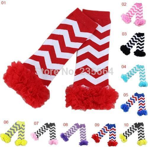 Promotion Real Retail Chevron Design Girl Boy Baby Warmers Ruffle Zig Zag Leg Warmers For Girls Accessories Warmer