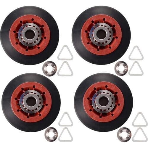 Hot TOD-4PCS 8536974 Dryer Drum Roller Fit for Whirlpool, Kenmore - Replaces 8536974, 8536973, W10314171, WPW10314173, PS1175260