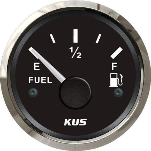 1pc 100% Brand New 52mm FueL Level Meters Modification E-1/2-F Fuel Level Gauge 0-190ohm 12V/24V for Boat Automobile 240-33ohm