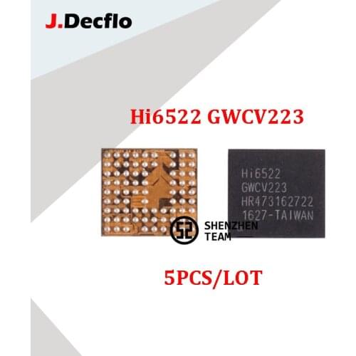 JDecflo 5pcs/lot PMIC Hi6522 GWCV223 V2 Power Supply IC For HUAWEI HONOR 4X 6X 7X 8X 8 P8 Integrated Circuits Replacement Parts