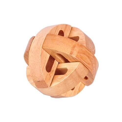Classic Wooden Puzzle Brain Teaser for Young and Old