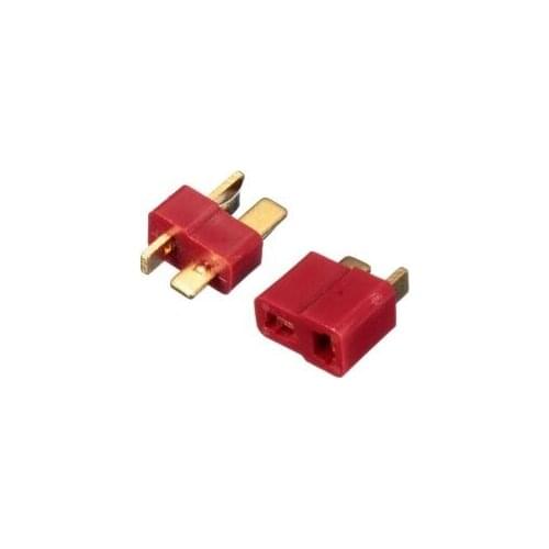 Red electric male female rc model toy Ultra T Deans connector plug