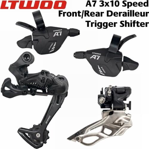 LTWOO A7 2x10 speed 3x10 speed, 20s 30s Trigger Shifter + Rear Derailleur + Front Derailleur Groupset M6000 DEORE
