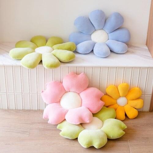 Small Clear Sakura Daisy Pillow Doll Soft Sun Petal Bay Window Cushion Home Decoration Sofa Cushion Birthday Christmas Present
