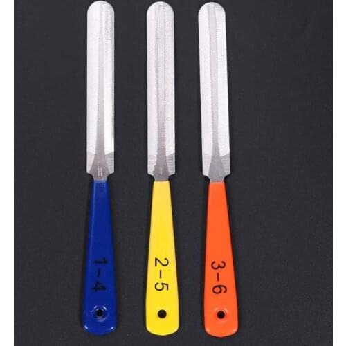 3pcs/Set Guitar Nut Files Fret Crowning Slot Filing Luthier Repair Tool Kit For Stringed Instruments Guitar Accessory Guitar Par