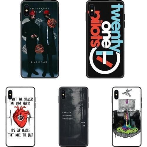 The Newest For Redmi Note 4 5 5A 6 7 8 8T 9 9S Pro Max Music Band 21 Twenty One Pilots Fundas Black Soft TPU Coque Case Capa