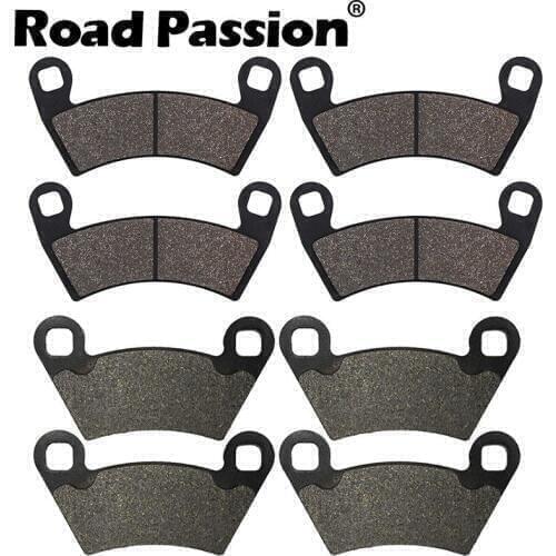 Motorcycle Front and Rear Brake Pads for POLARIS Ranger 500 4x4 EFI 2008 2009 2010