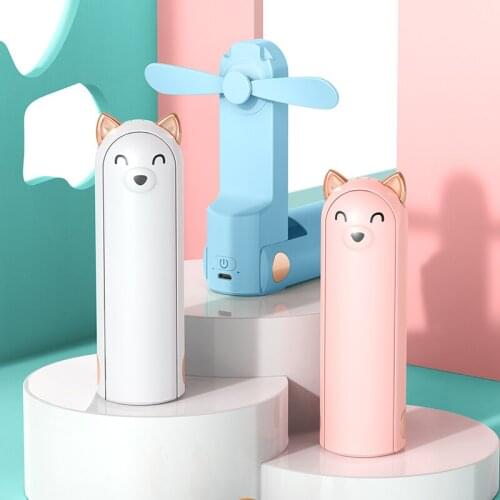 Handheld Fan Mini Fans Ventilador USB Rechargeable Fan 1200mAh Silent Small Fan for Home Ventilador de Mano Ventoinha