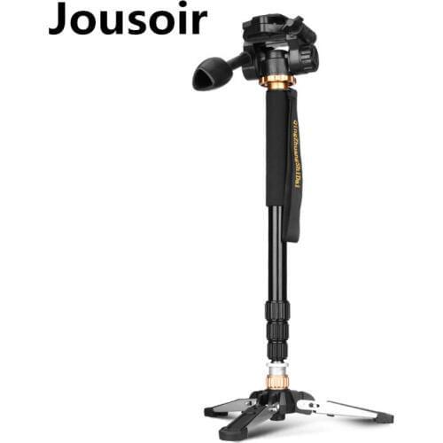 Q158S Monopod kit base can connect with the mini tripod directly with Q01 Handle head CD50