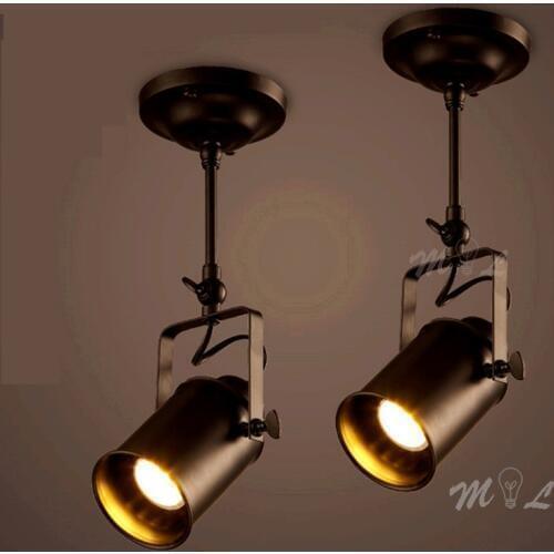 Retro Spotlight Industrial Spot Led Spot Light Fixtures Restaurant Clothing Shop Spot Lights COB Spot Lighting Suspension Deco