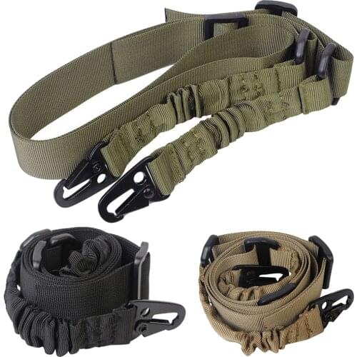 Tactical 2 Point Gun Sling Shoulder Strap Outdoor Rifle Sling With QD Metal Buckle Shotgun Gun Belt Hunting Gun Accessories