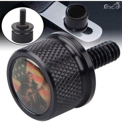 Rear Fender Seat Bolt Screw Black For Harley Heritage Springer FLSTS Iron 883 XL883N Road Glide Ultra FLTRU Road King FLHR CVO