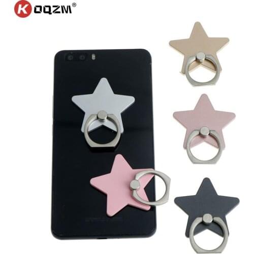 1pc Star Shaped Mobile Phone Ring Bracket Moblie Phone Holder For Cell Phones Universal Phone Bracket