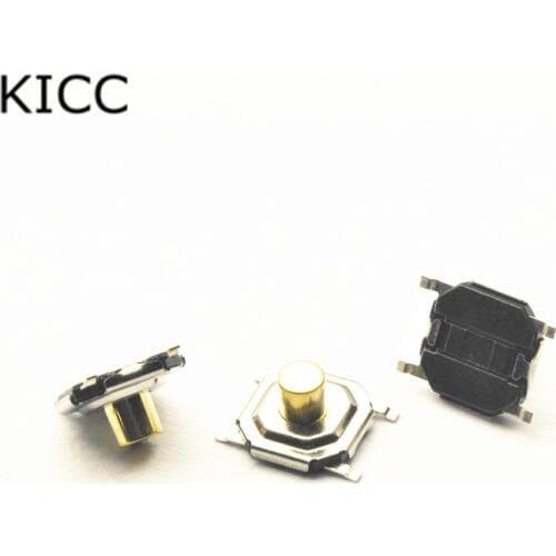 100Pcs Touch micro switch Copper 4*4*4.3MM 4X4X4.3MM SMD4