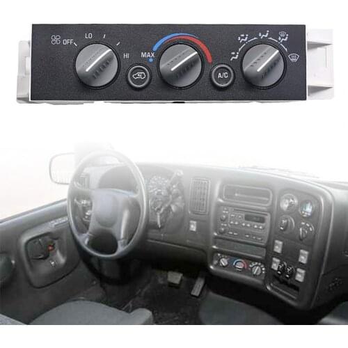 16231175 Heater Control Switch Premium Climate A/C Control Panel 16240115 9378815 for Chevrolet-GMC C1500 K1500 Truck 1996-2000