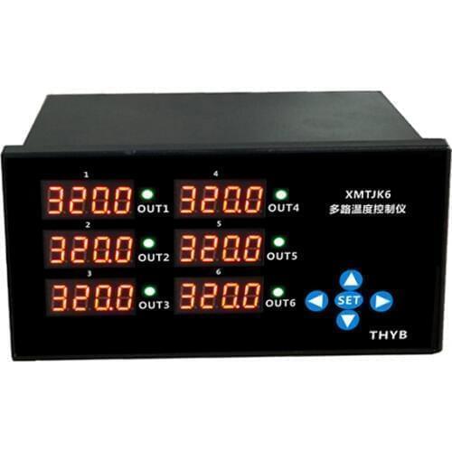 6-channel Temperature Control Meter, 6-channel PID Temperature Controller, Computer Monitoring Temperature Record Curve Record