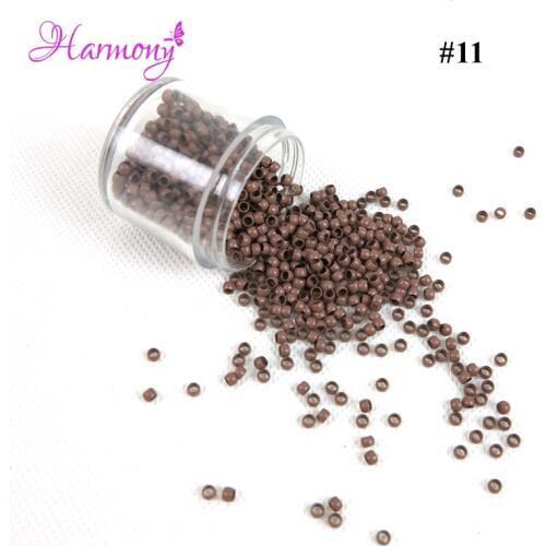 7000pcs/lot Nano Micro Link 2.9x1.9x2.0mm Nano Ring Beads Micro Link Hair Extension 7 color