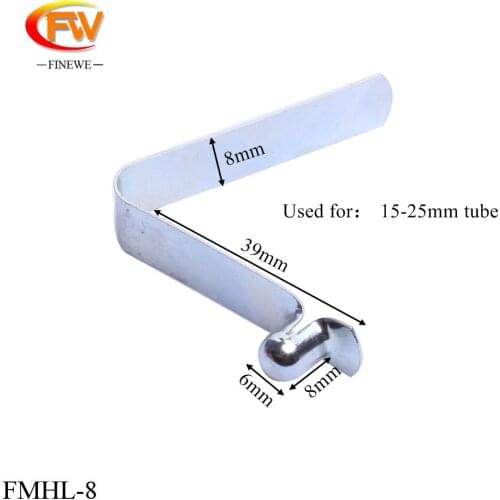 FINEWE 10PCS Tent Pole Kayak Paddle Push Button Spring Snap Clip Locking Tube Pin for 15-42mm Tube