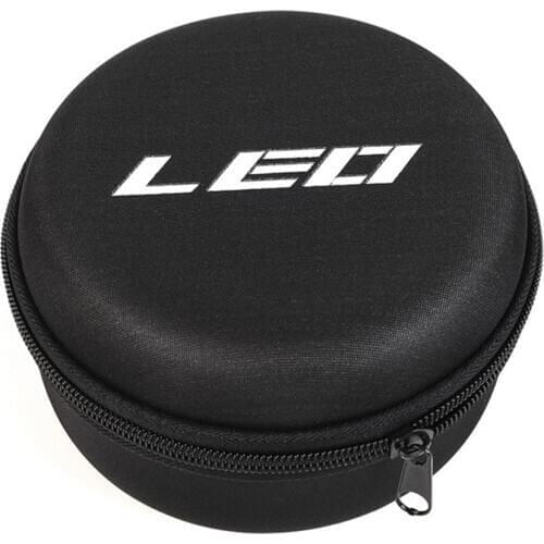 LEO Round Fishing Reel Storage Bag EVA Fly Raft Reels Protective Pouch Case for Baitcasting / Drum / Spinning / Raft Reel
