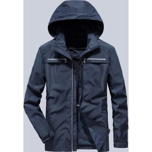 Mens Waterproof Military Jacket Spring Autumn Casual Windbreaker Jackets Mens Breathable Hooded Outdoor Thin Coats Men Clothes