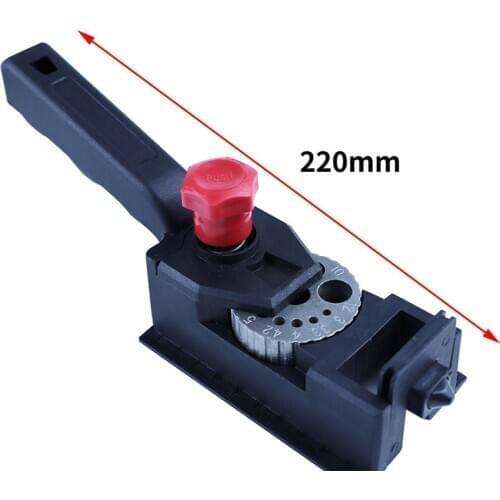 Drill Hole Locator 10 Holes for 3-12mm Drill Bits, Portable Hole Locator Positioner Drilling Guide Jig Woodworking Tool