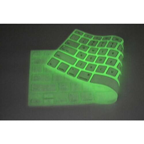 Luminescent fluorescence Silicone Laptop keyboard Skin Protector Cover film 100pcs for Apple Macbook Pro Air Retina 13 15 17