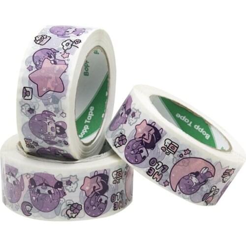 4.5cm x 100M Cute Cartoon Sealing Tape Business Express Packaging Adhesive Tape Personality Packing Tape for Gift