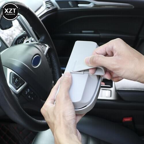 Multifunction Auto Car Eyeglasses Clip Ticket Card Clamp ABS Car Glasses Cases Car Sun Visor Sunglasses Holder Accessories