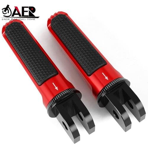 Motorcycle Foot Pegs Front Rider Footrest Pedals for Triumph Street Triple / R 2008-2019 Street Cup Triple S/RS Twin Tiger Sport
