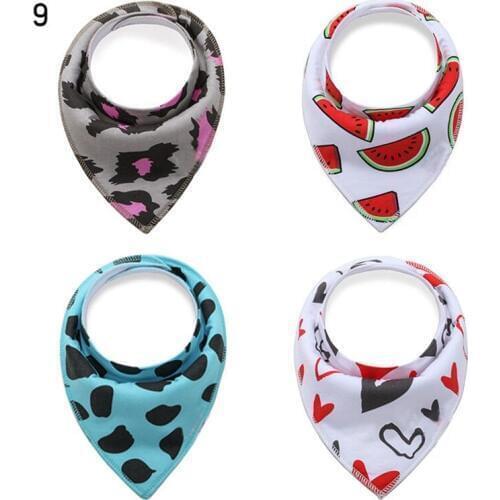 Baby Boy Bibs Baby Stuff Things Accessories Cotton Girls Bib Bandana Bibs Waterproof Feeding Burp Cloth Scarf Saliva Towel 4PCS