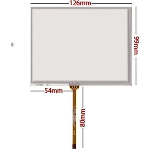 New 5.6 inch touch screen handwriting screen 126*99 mm for AT056TN52 53 TM056KDH01