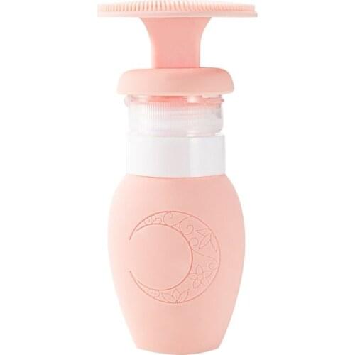 70 ML Facial Brush Silicone Bottle Empty Travel Set Emulsion Cream Gel Silica Refillable Cosmetic Packaging Container