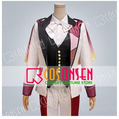 COSPLAYONSEN IDOLiSH7 Season 3 Sakura Message Nanase Riku Uniform Cosplay Costume With Cloak All Size