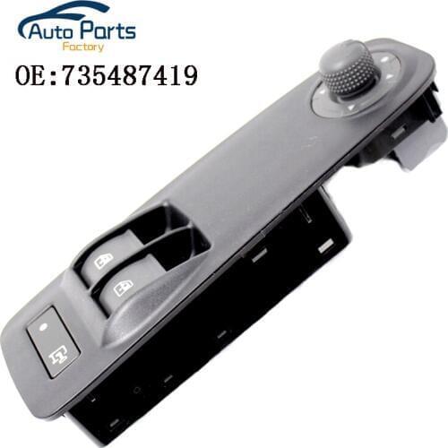 Power Window Switch For Citroen Peugeot Fiat Vauxhall Relay Boxer Doblo Ducato Combo MK3 735487419 6490X9