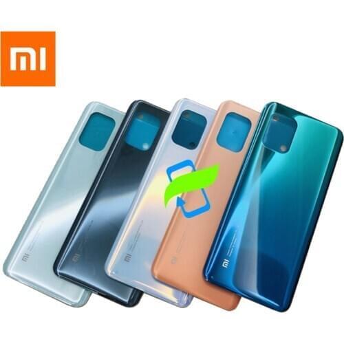 Back Battery Cover For Xiaomi Mi 10 Lite Rear Glass Mi10 Lite 5G Housing Door Case For Xiaomi Mi 10 Lite Battery Cover Case