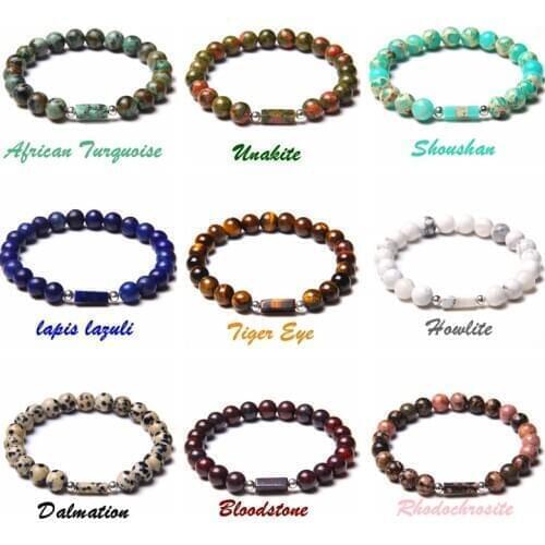 Womens love Natural stone beads tibetan bracelet vintage Friendship turquoises stone beads charm healing Bracelet mens homme