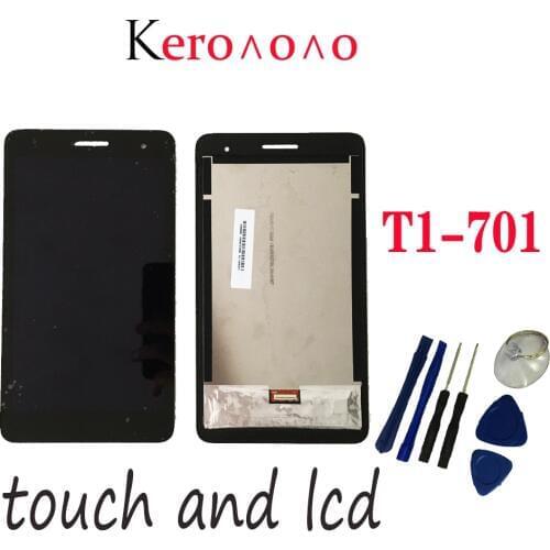 For HUAWEI MediaPad T1 7.0 701 701U 701UA T1-701 T1-701UA T1-701U LCD Display and with Touch Screen Digitizer Assembly+tools