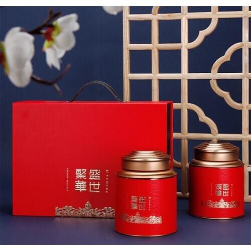 Star Packaging Round Custom Airtight Tea Metal Black Tea Tin Container