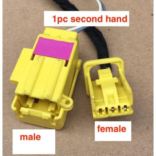 1pc second hand for Volkswagen Sagitar Magotan CC new Passat Audi A4 A6L Q3 Q5 seat collision trigger wiring harness plug cable