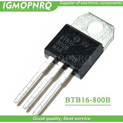 10pcs/lot Triac BTB16-800B BTB16 16A / 800V TO-220 Authentic Original