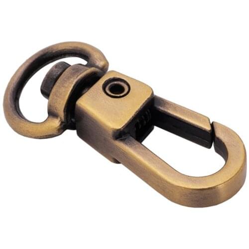 10pcs Metal Swivel Trigger Lobster Clasp Hook Key Chain DIY Bag Parts Metal Gate Spring Casual Hardware Handbag Hook Sewing