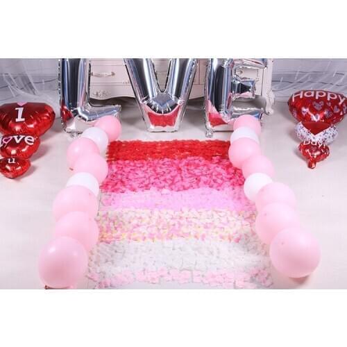 100/500/1000 Pieces Artificial Rose Petals Fake Petals Wedding Room Birthday Decoration Arrangement Petals party Valentines Day