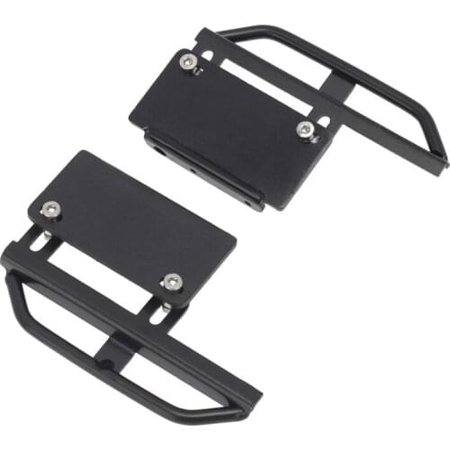 2pcs Metal Side Bumper Pedal Frame Treadle for 1/24 RC Remote Control Car Axial SCX24 90081 Auto Accessories