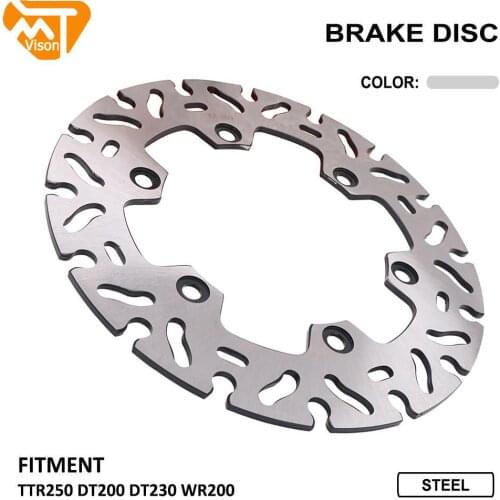 Motorcycle Accessories Steel Rear Brake Disc Rotor For YAMAHA TTR250 DT200 DT230 WR200 TTR DT WR 200 230 250