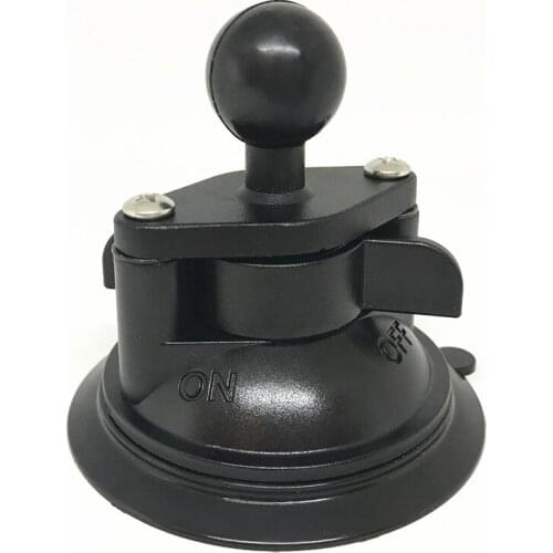 Big Suction Base 8cm Car Window Twist Lock Suction Cup Base with 1 inch Ball Mount for Gopro Camera Smartphone for Ram Mounts