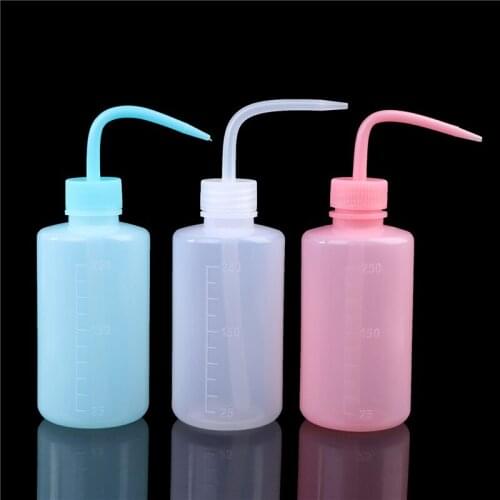 250ml Tattoo Squeeze Bottle Diffuser Plastic Soap Wash Lab Water Non-Spray