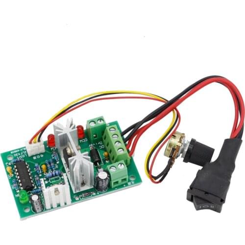 CCM6N PWM DC Motor Governor 6V 12V 24V 30V DC Positive And Negative Controller Positive And Negative Switch