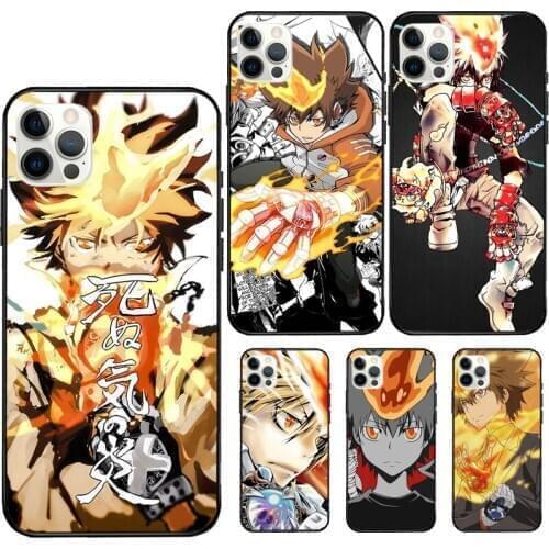 Katekyo Hitman Reborn For iPhone 7 8 Plus X XS XR Case Rubber Cover For iPhone 12 Mini 11 Pro Max Soft Case