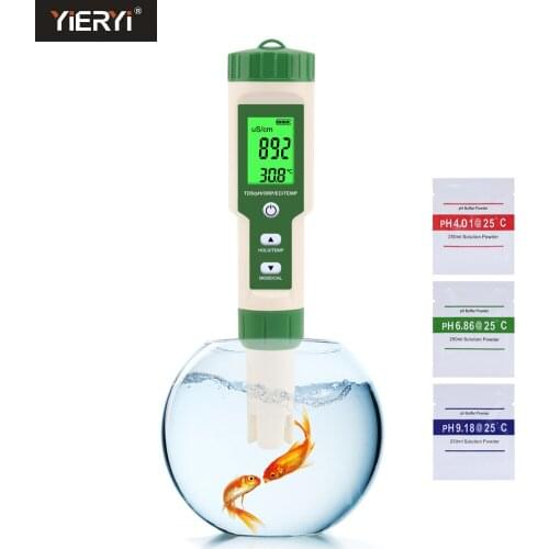 Digital PH Meter Pen 0.01 PH High Precision pH TDS EC ORP TEMP Filter Hydroponics Automatic Calibration Water Quality Tester